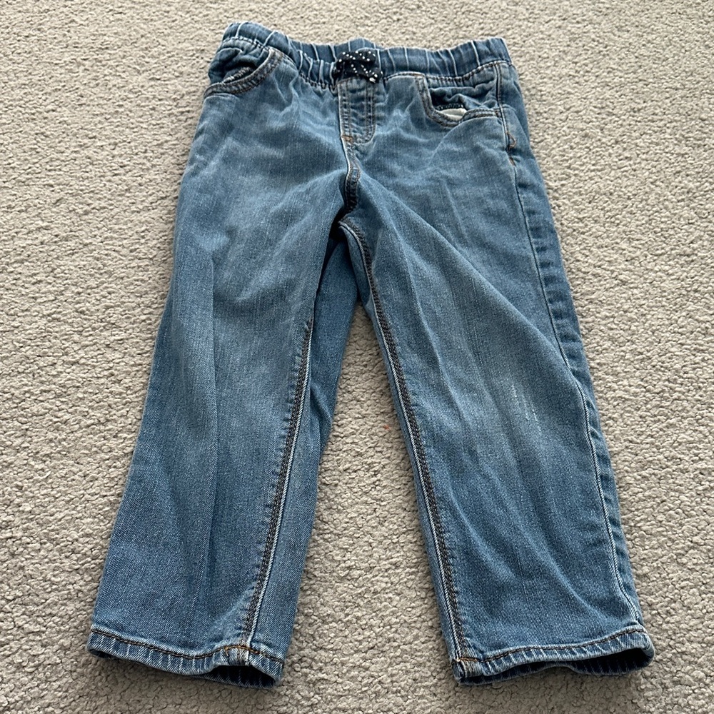 Jumping Beans Kids Jeans Trio - Dark and Light Blue - Picture 9 of 9